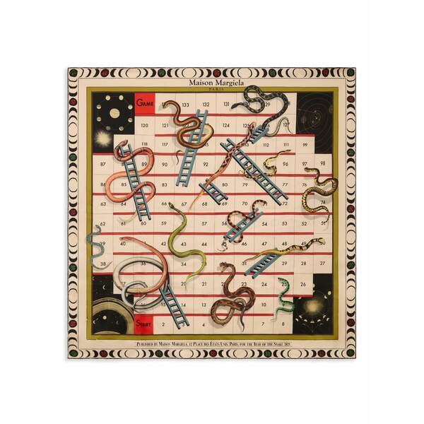 マルタンマルジェラ メンズ マフラー・ストール・スカーフ アクセサリー Lunar new year scarf Neutrals|asty