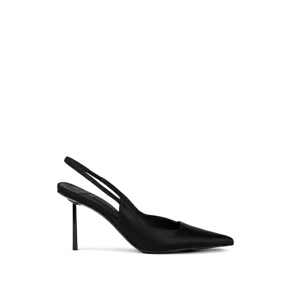 ル シラ レディース パンプス シューズ Amelia silk-satin pumps Black｜asty
