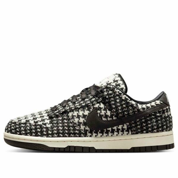 Nike ナイキ レディース スニーカー  【(WMNS) Nike x Harris Tweed Dunk Low \u0027White Black\u0027 HQ5036-901】  大いさ US_8.5(25.5珊) レディース靴-靴