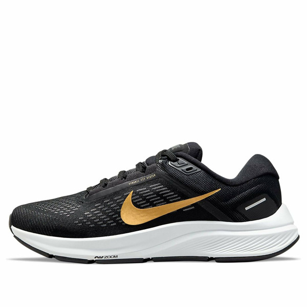 Nike ナイキ レディース スニーカー  【(WMNS) Nike Air Zoom Structure 24 \u0027Black Metallic Gold Coin\u0027 DA8570-003】  大きさ US_6.5(23.5糎)