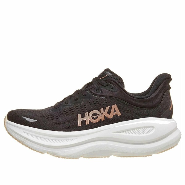 HOKA ONE ONE ホカオネオネ レディース スニーカー  【(WMNS) HOKA ONE ONE Bondi 9 Black Rose Gold 1162012-BRGL】  サイズ US_7(24.0cm)