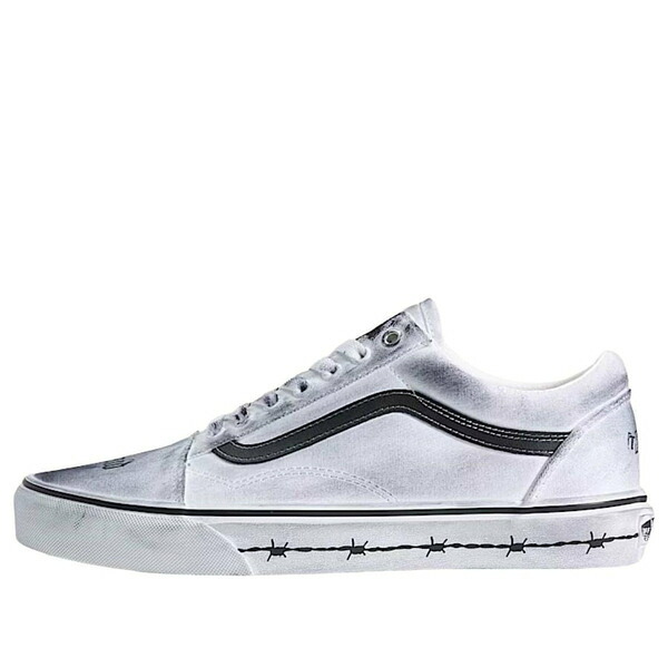 Vans バンズ メンズ スニーカー 【Vans x Travis Barker Old Skool 'White' VN000E9TCJ7】 サイズ US_6(24.0cm)|asty