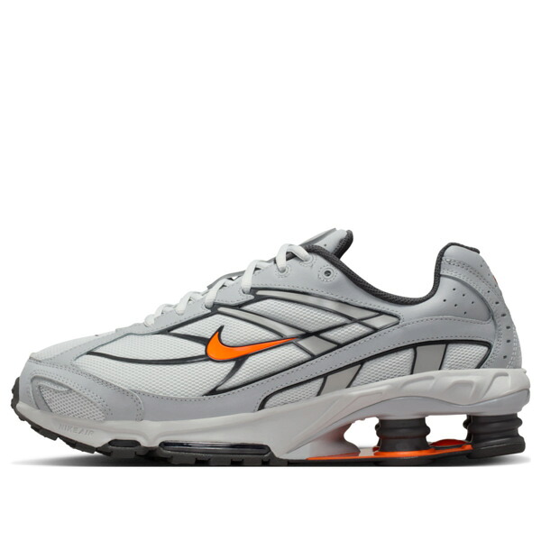 Nike ナイキ メンズ スニーカー 【Nike Shox Ride 2 'Light Smoke Grey Total Orange' IO4296-004】 サイズ US_M_14｜asty
