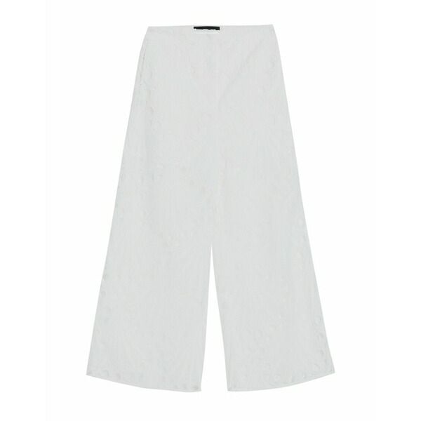 高級感 ピンコ レディース カジュアルパンツ ボトムス Pants White ...