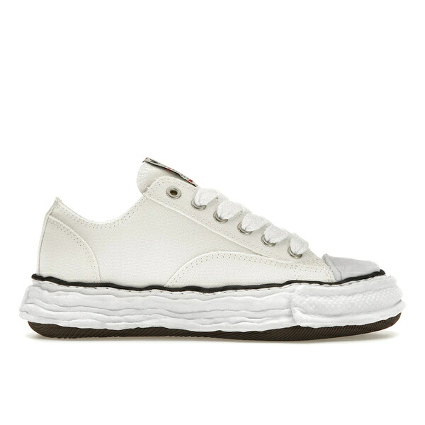 Maison Mihara Yasuhiro ミハラヤスヒロ メンズ スニーカー 【Maison Mihara Yasuhiro Peterson 23 OG Sole Canvas Low White】 サイズ US_5(23.0cm) White｜asty