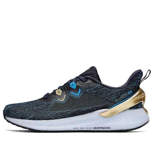 361 Degrees 361ディグリー メンズ スニーカー 【361 Degrees QU!K Energy Reversal Mens Running Shoes 'Black Gold' 572022288-7】 サイズ US_6.5(24.5cm)|asty