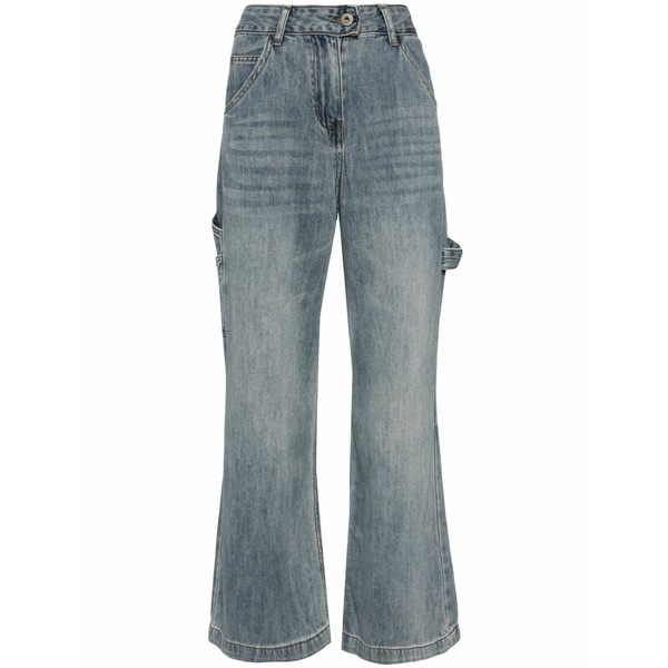 グラウンド ゼロ レディース デニムパンツ ボトムス Straight-leg jeans Blue