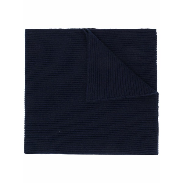 カシミヤ はたご屋 優しいこと レディース えり巻き・袈裟・えり巻き 付属物 Bondi ribbed scarf Blue