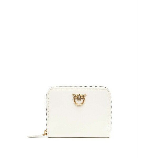 ピンコ レディース 財布 アクセサリー Love birds leather wallet White|asty