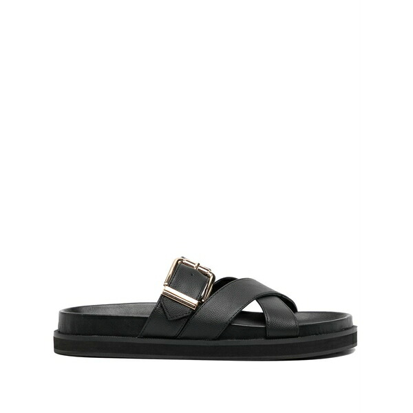 センソー レディース サンダル シューズ Nia i leather sandals Black｜asty