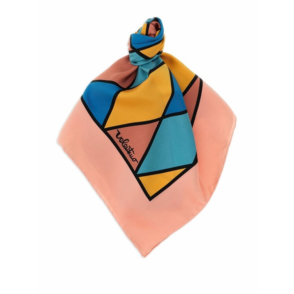 ヴァレンティノ ガラヴァーニ レディース えり巻き・袈裟・えり巻き 付属物 Rhombelle-print scarf Orange