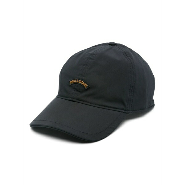 ポールアンドシャーク メンズ 帽子 アクセサリー Logo-patch baseball cap Black