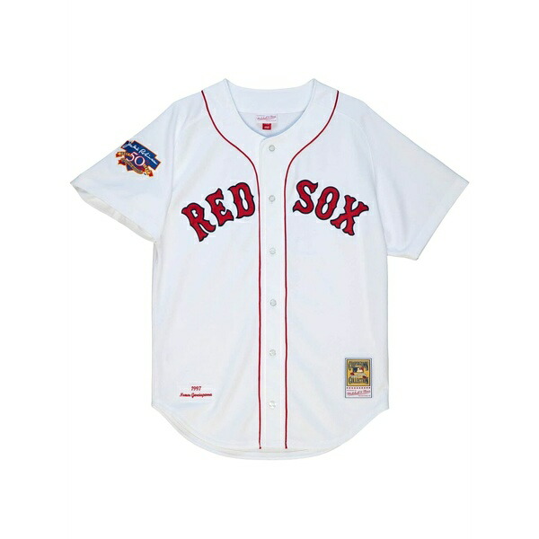 ミッチェル&ネス メンズ シャツ トップス "mlb boston red sox 1997 nomar garciaparra" baseball jersey White｜asty 56,280円