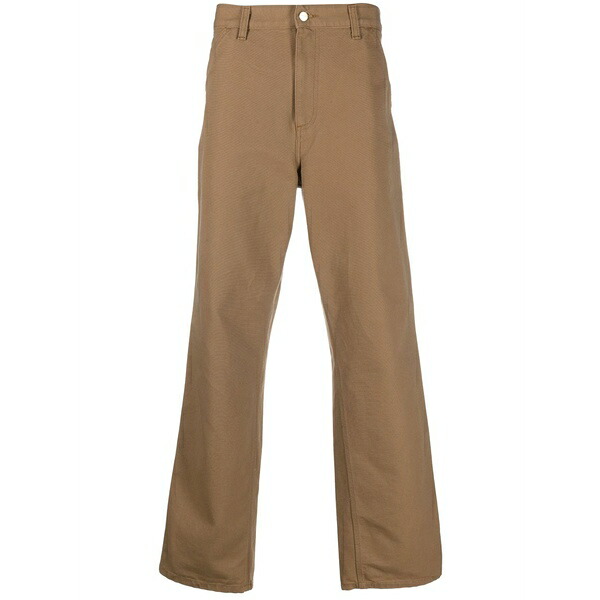 鉄道車両ハート形 メンズ ジーンズズボン下 ボトムス Single knee trousers Brown
