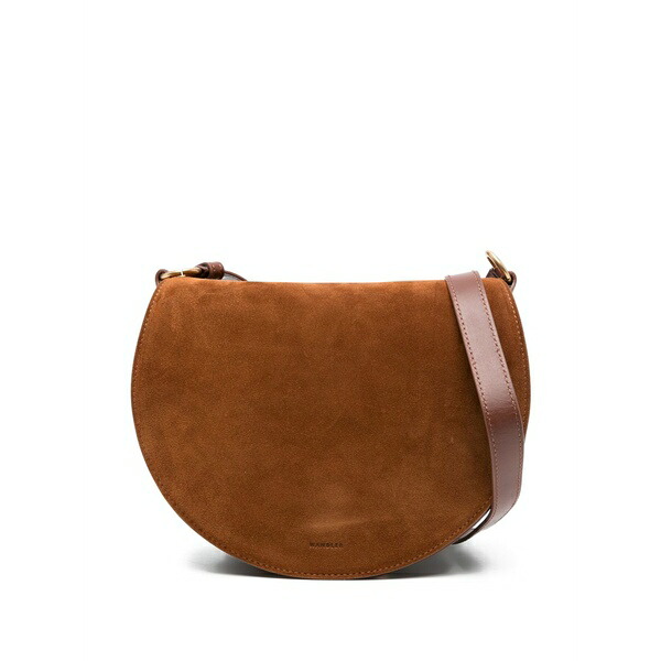 ワンドラー レディース ショルダーバッグ バッグ Kate half-moon satchel bag Brown｜asty