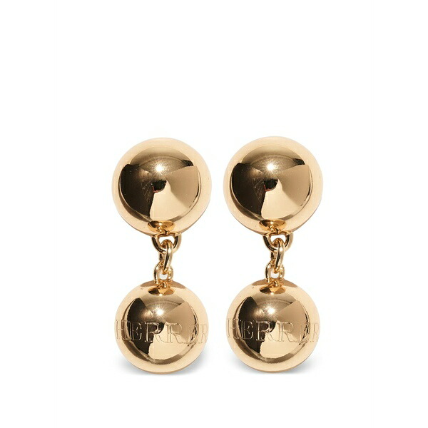 キャロライナヘレラ レディース ピアス&イヤリング アクセサリー Gold ball drop earrings Gold|asty
