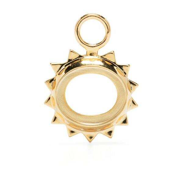 マリア ブラック レディース ピアス＆イヤリング アクセサリー Sterling silver jodie earring charm Gold｜asty