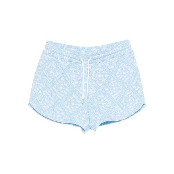 カサブランカ レディース カジュアルパンツ ボトムス Drawstring pattern shorts Blue|asty