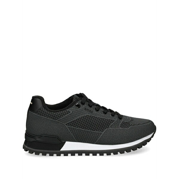 ボス メンズ スニーカー シューズ Mesh-panelled sneakers Black 42,120円