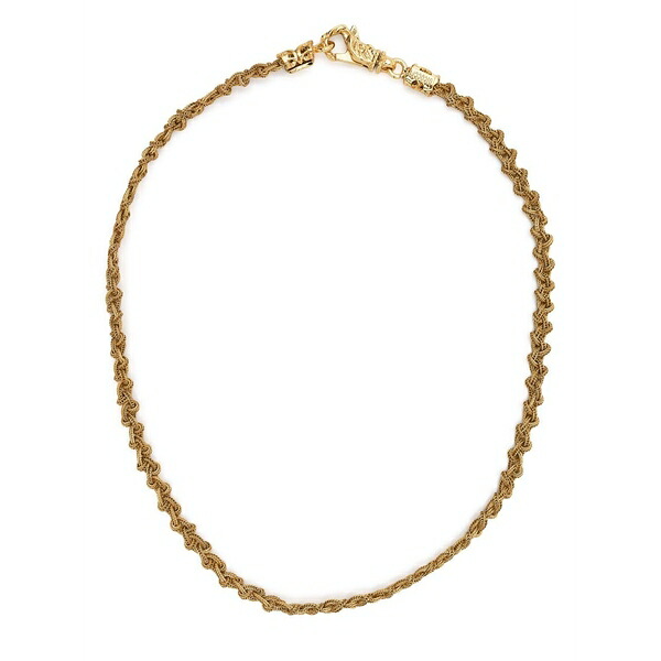 エマニュエレ ビコッキ メンズ 頸飾り・チョー鉄道車両 添え物 Knot braid necklace Gold