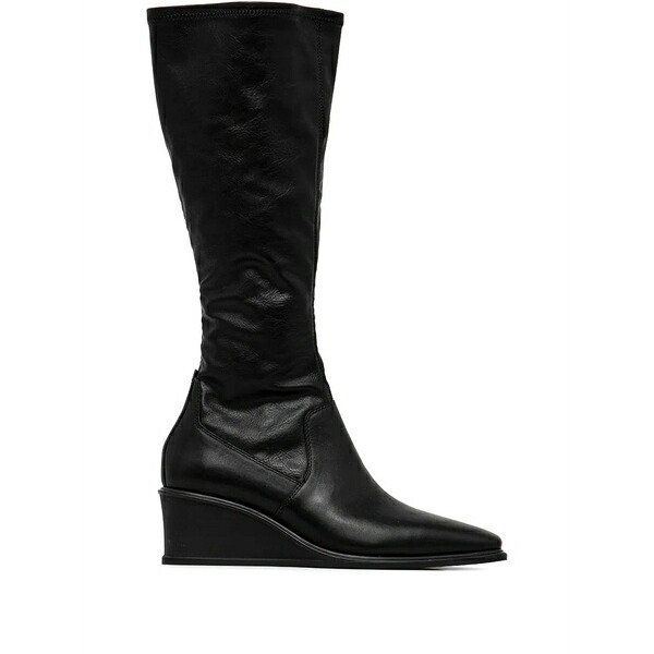 渡り者 レディース ブーツ シューズ 50粍 aino knee-high boots Black