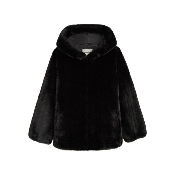 アッパリス レディース ジャケット＆ブルゾン アウター Katin hooded jacket Black｜asty
