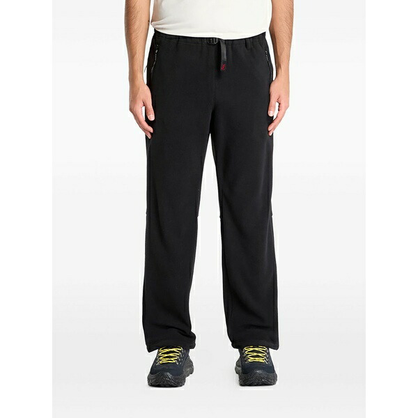 グラミチ メンズ カジュアルパンツ ボトムス Belted fleece-texture track pants Black｜asty 34,970円