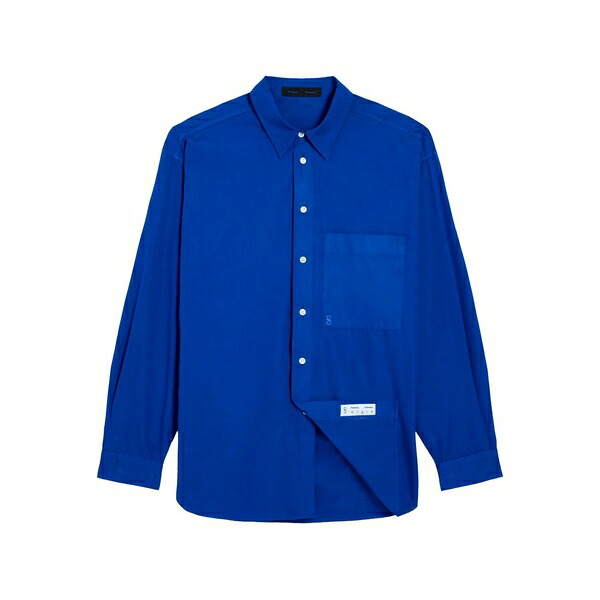 プロエンザショラー メンズ シャツ トップス Simon pocket shirt Blue|asty
