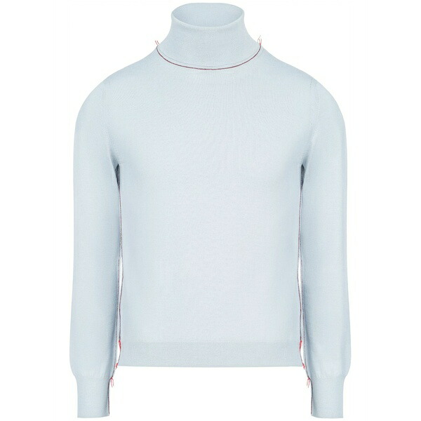 マルタンマルジェラ レディース 編み物\u0026スウェーター アウター Work-インチ-progress high-neck jumper Blue