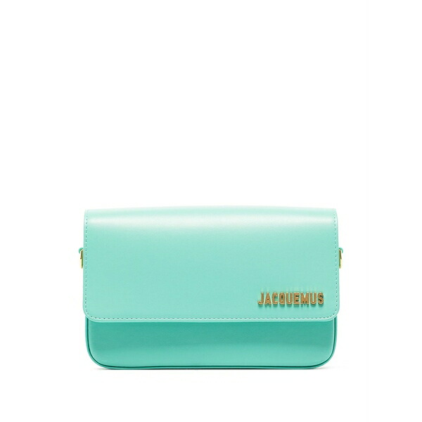 ジャクエムス レディース ショルダーバッグ 御徒面子 Le carinu leather shoulder bag Green