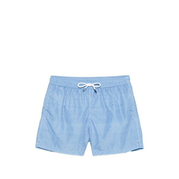 フェデーリ メンズ カジュアルパンツ ボトムス Drawstring beach shorts Blue|asty