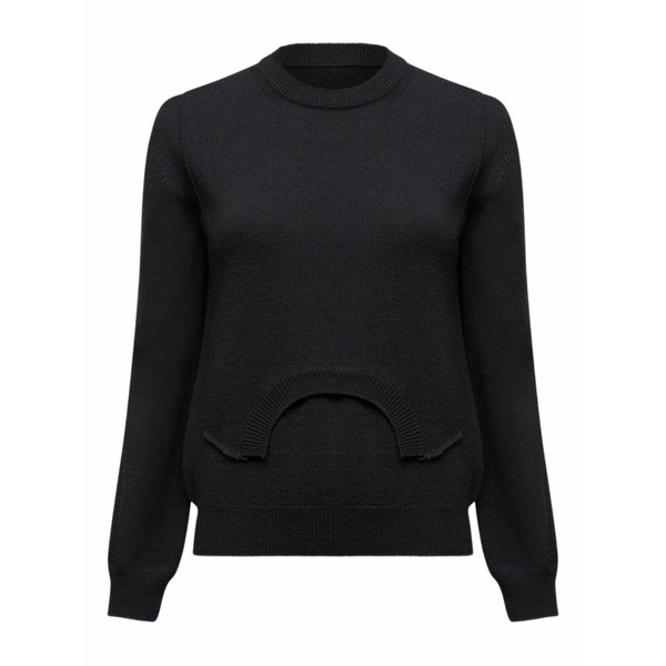 マルタンマルジェラ レディース 編み物\u0026スウェーター アウター Wool sweater Black