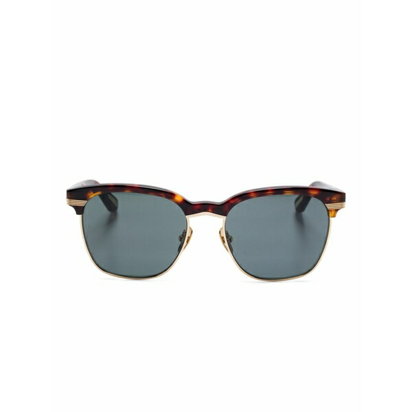 リンダ ファロー メンズ サングラス・アイウェア アクセサリー Darin sunglasses Brown|asty