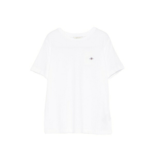 ガント レディース Tシャツ トップス Short-sleeved t-shirt White