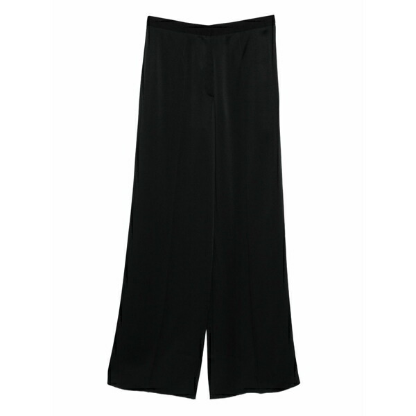 フォルテ フォルテ レディース カジュアルパンツ ボトムス Palazzo trousers Black|asty