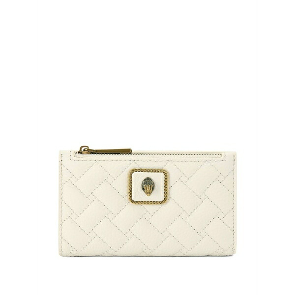 カートジェイガーロンドン レディース 紙入れ 付属品 Pimlico quilted eagle-head-embellished bifold wallet Neutrals