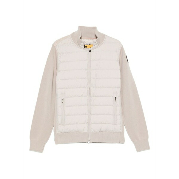 パラジャンパーズ メンズ ジャケット＆ブルゾン アウター Quilted zip-fastening jacket Neutrals｜asty