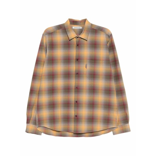 ワイエムシー メンズ シャツ トップス Plaid curtis shirt Yellow｜asty