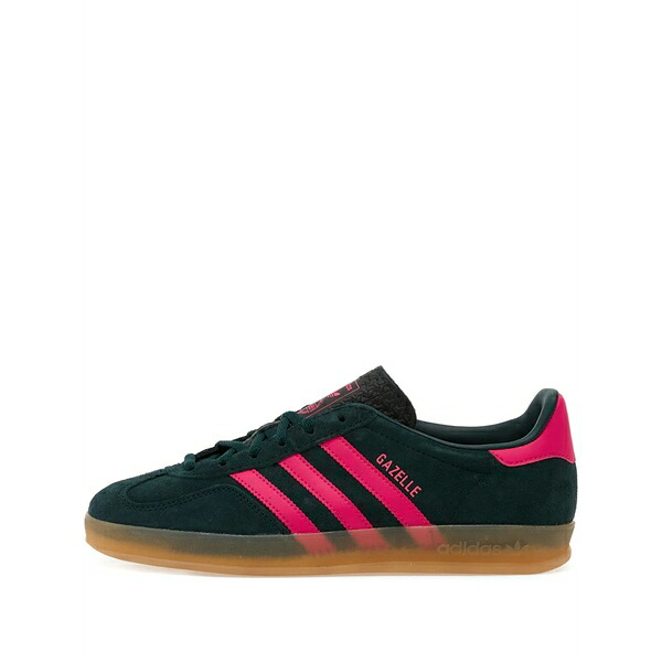アディダス レディース スニーカー シューズ Gazelle indoor striped sneakers Green