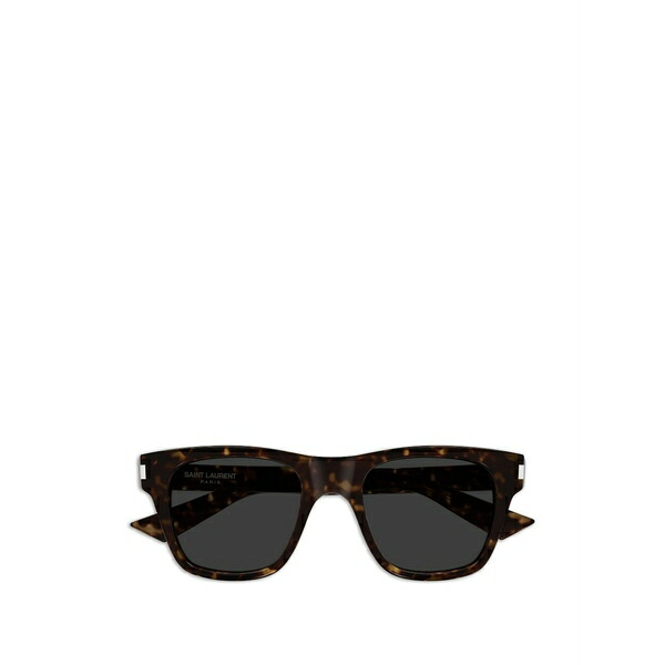サンローラン アイウェア メンズ サングラス・アイウェア アクセサリー Square-frame tortoiseshell sunglasses Brown｜asty