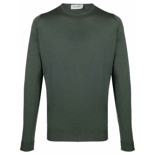 ジョンスメドレー メンズ ニット&セーター アウター Marcus wool jumper Green|asty
