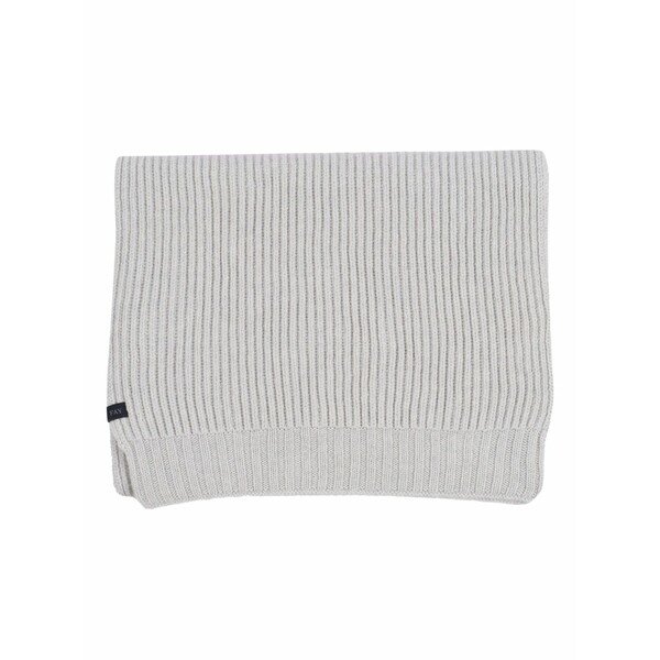 フェイ メンズ マフラー・ストール・スカーフ アクセサリー Ribbed wool scarf Grey｜asty