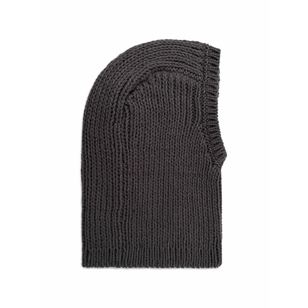 ワイスリー メンズ 帽子 アクセサリー Ribbed-texture balaclava Grey|asty
