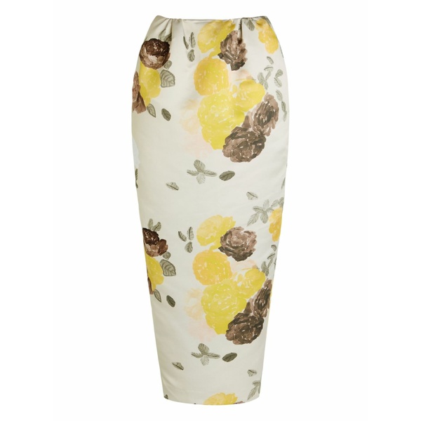 バーナデット レディース スカート ボトムス Floral-print midi skirt Neutrals|asty