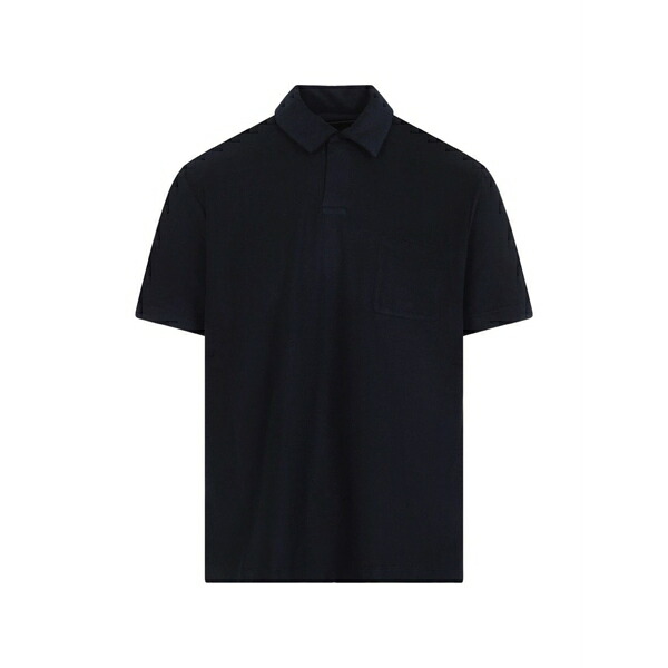 ラルフ・ローレン パープルレーベル メンズ ポロシャツ トップス Pocket polo shirt Blue|asty