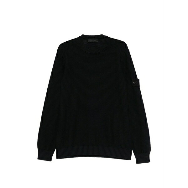 ストーンアイランド メンズ 編み物\u0026プルオーバー アウター Crew-neck sweater Blue メンズファッション-ニット・セーター