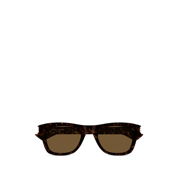 サンローラン アイウェア メンズ サングラス・アイウェア 付属物 Square-frame sunglasses Brown バッグ・小物・ブランド雑貨-サングラス