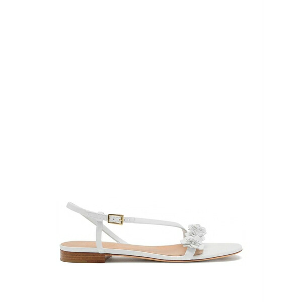 マローンスリアーズ レディース サンダル シューズ Serra leather sandals White｜asty