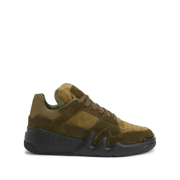 ジュゼッペザノッティ メンズ スニーカー シューズ Talon logo-patch sneakers  Brown