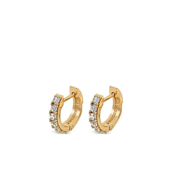 エマニュエレ ビコッキ メンズ ピアス・イヤリング 付属物 Crystal hoop earrings Gold